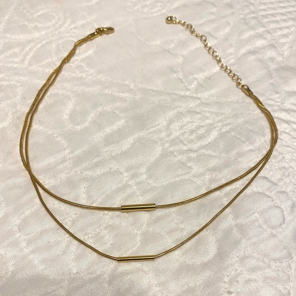 Uncommon James Gold Layered Necklace- adjustable